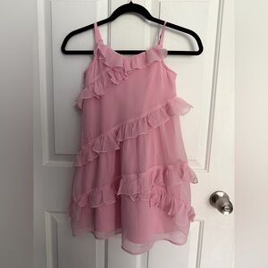Abercrombie Kids Pink Ruffled Dress